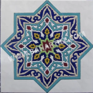 کاشی هفت رنگ طرح شمسه 1022