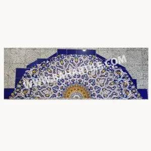 کاشی هفت رنگ طرح شمسه 1023